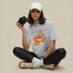 Tinkerbell Pumpkin Balloons Spiderweb Moon Disney Halloween T Shirt
