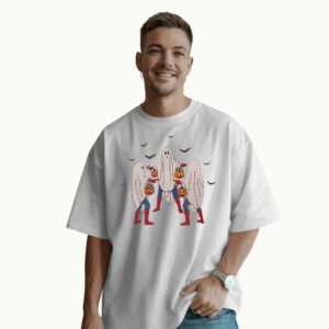 Ghost Spider-Man Pointing Trick or Treat Halloween T Shirt
