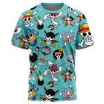 Strawhats Jolly Roger One Piece 3D T Shirt