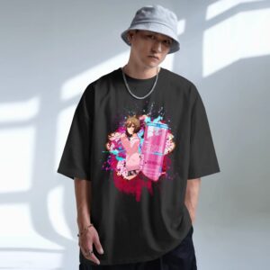 Smart Falcon Uma Musume Red Bull The Pink Edition Sugarfree Wild Berries Energy Drink Anime Mashup T Shirt