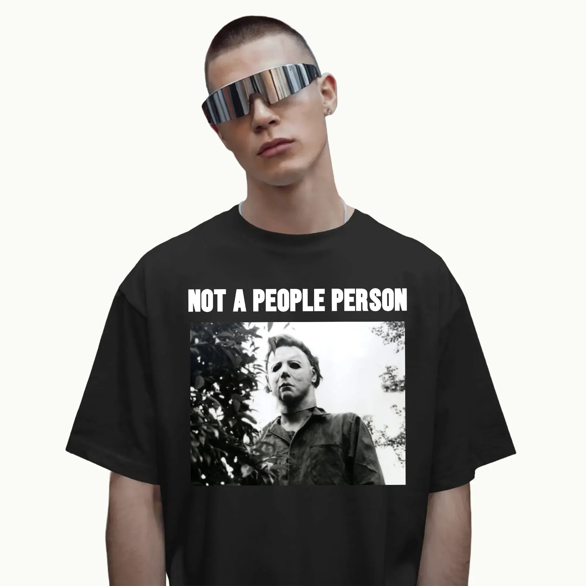 Not A People Person Michael Myers Horror Movie Character T Shirt
