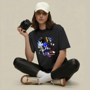 Sonic The Hedgehog Jesse Pinkman Breaking Bad Parody T Shirt