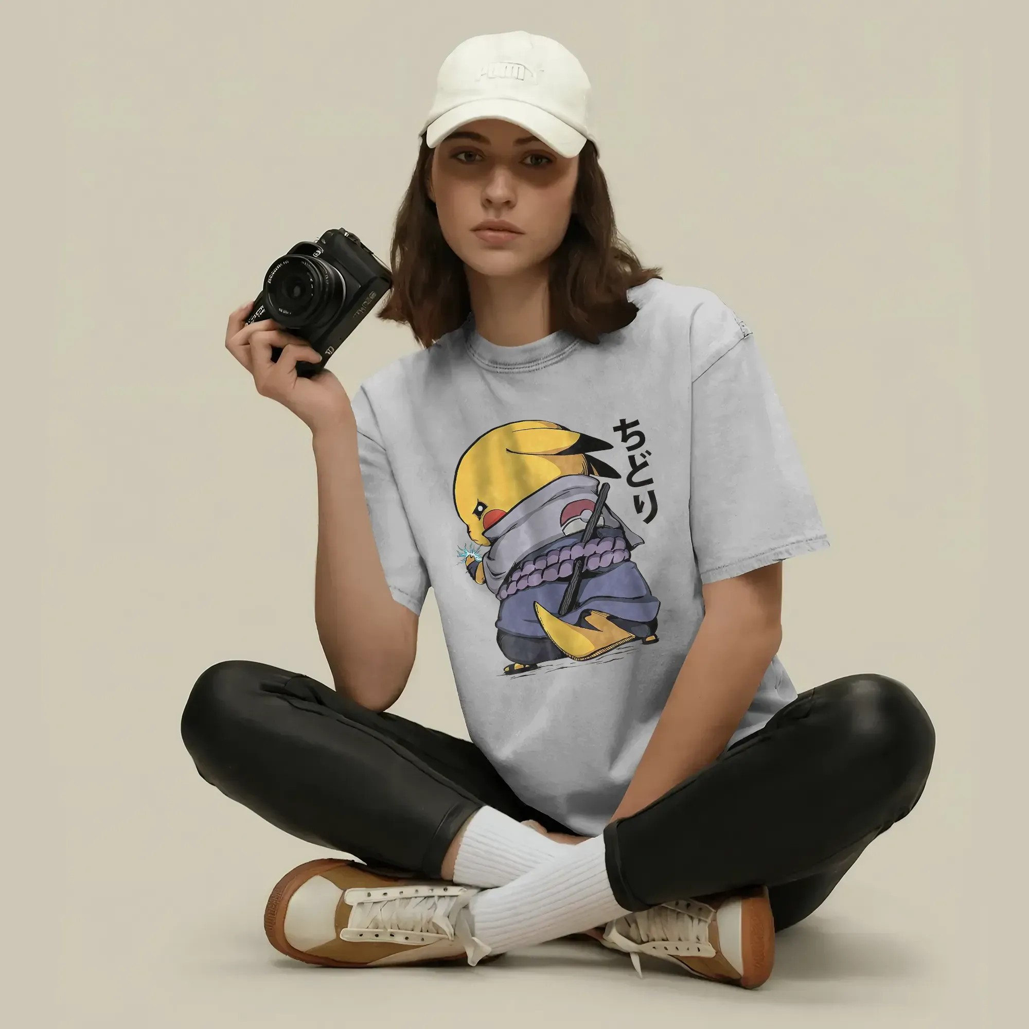 Pikachu Pokemon Vintage Anime T Shirt for Men and Women Tee