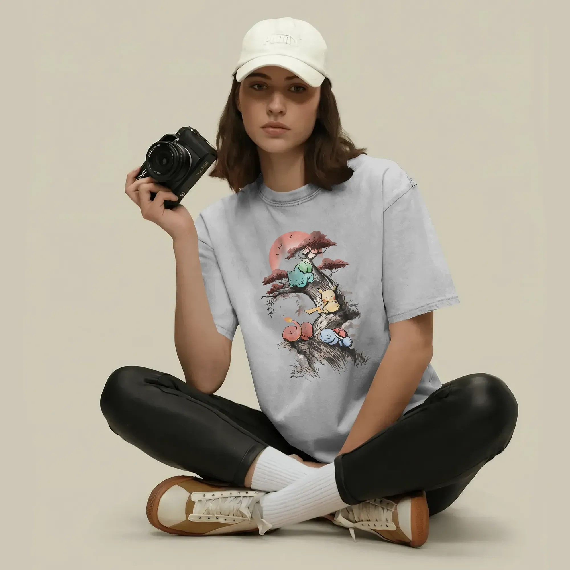 Pokemon Bulbasaur, Squirtle, Charmander Anime Vintage T Shirt