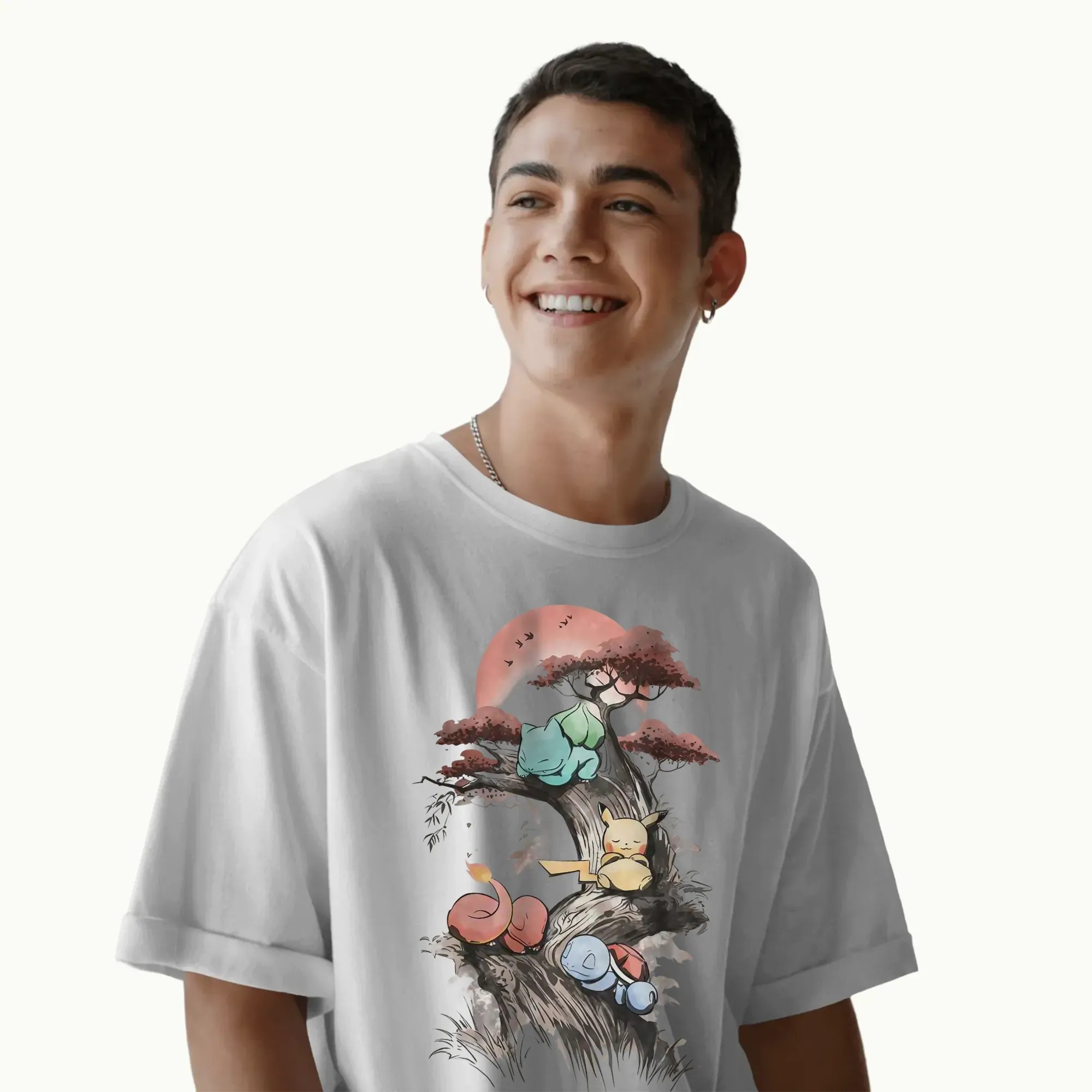 Pokemon Bulbasaur, Squirtle, Charmander Anime Vintage T Shirt