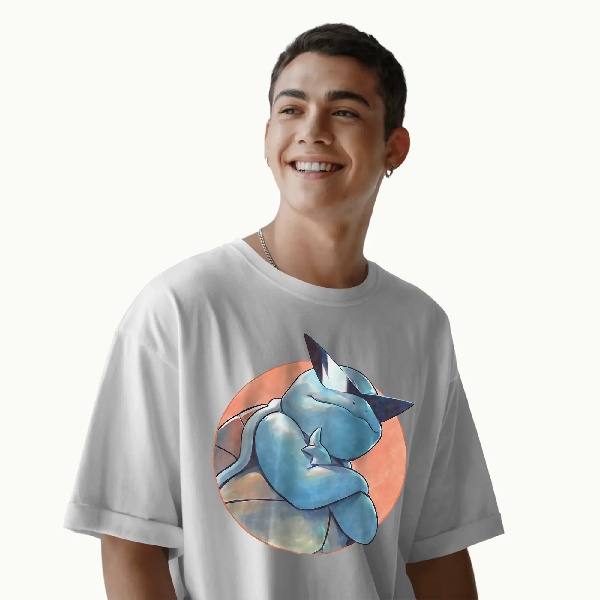 Pokemon Squirtle Vintage T Shirt, Anime PKM Shirt for Fans