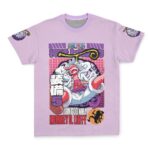 Sun God Nika Monkey D Luffy Gear 5th V2 One Piece Streetwear Double Sided T Shirt