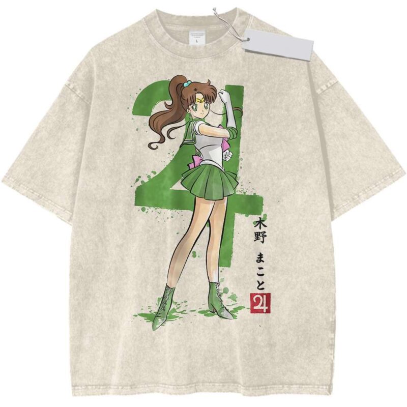 Sailor Jupiter Vintage Sailor Moon Washed Tee