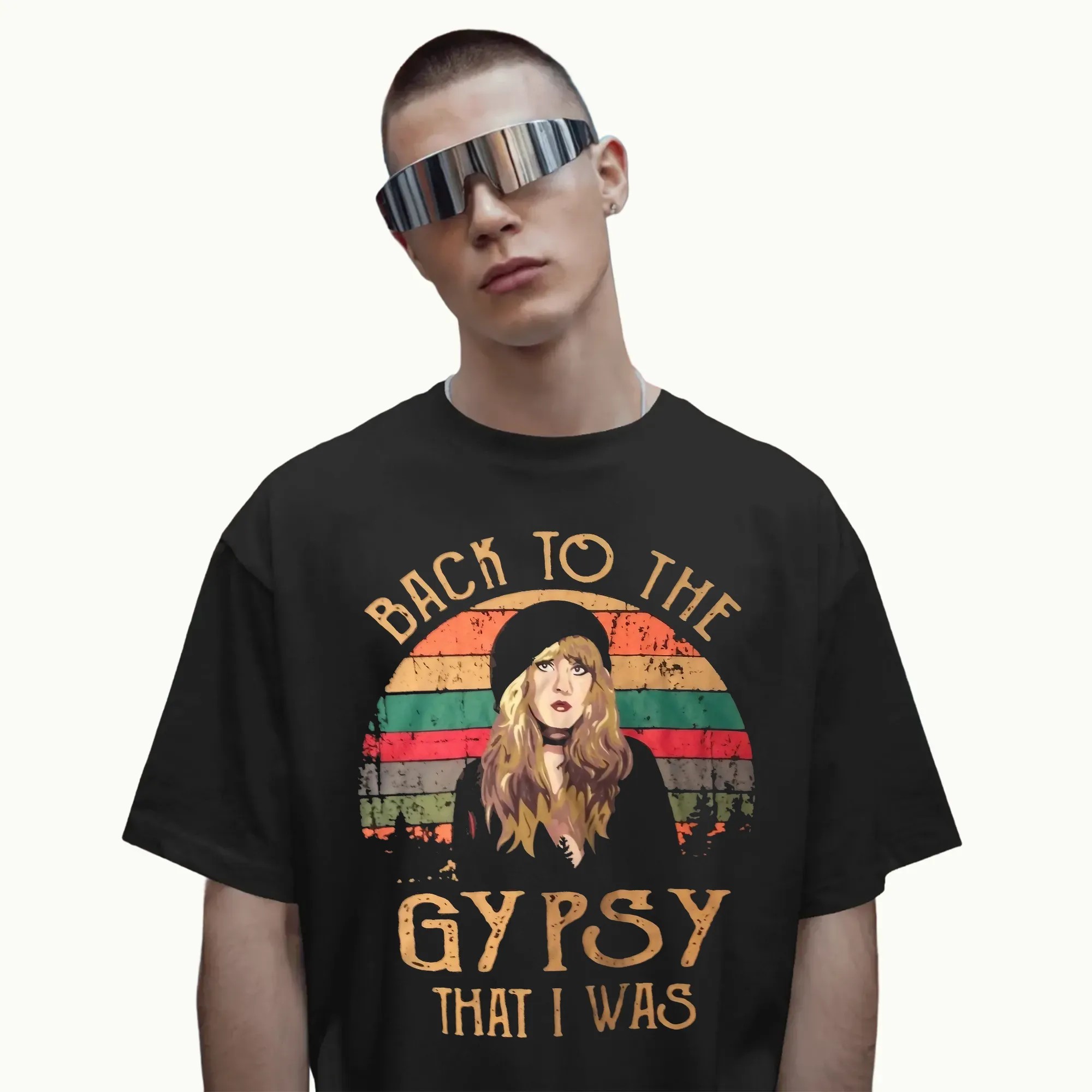 Stevie Nicks Back To The Gypsy That I Was Boho 70s Rock T Shirt