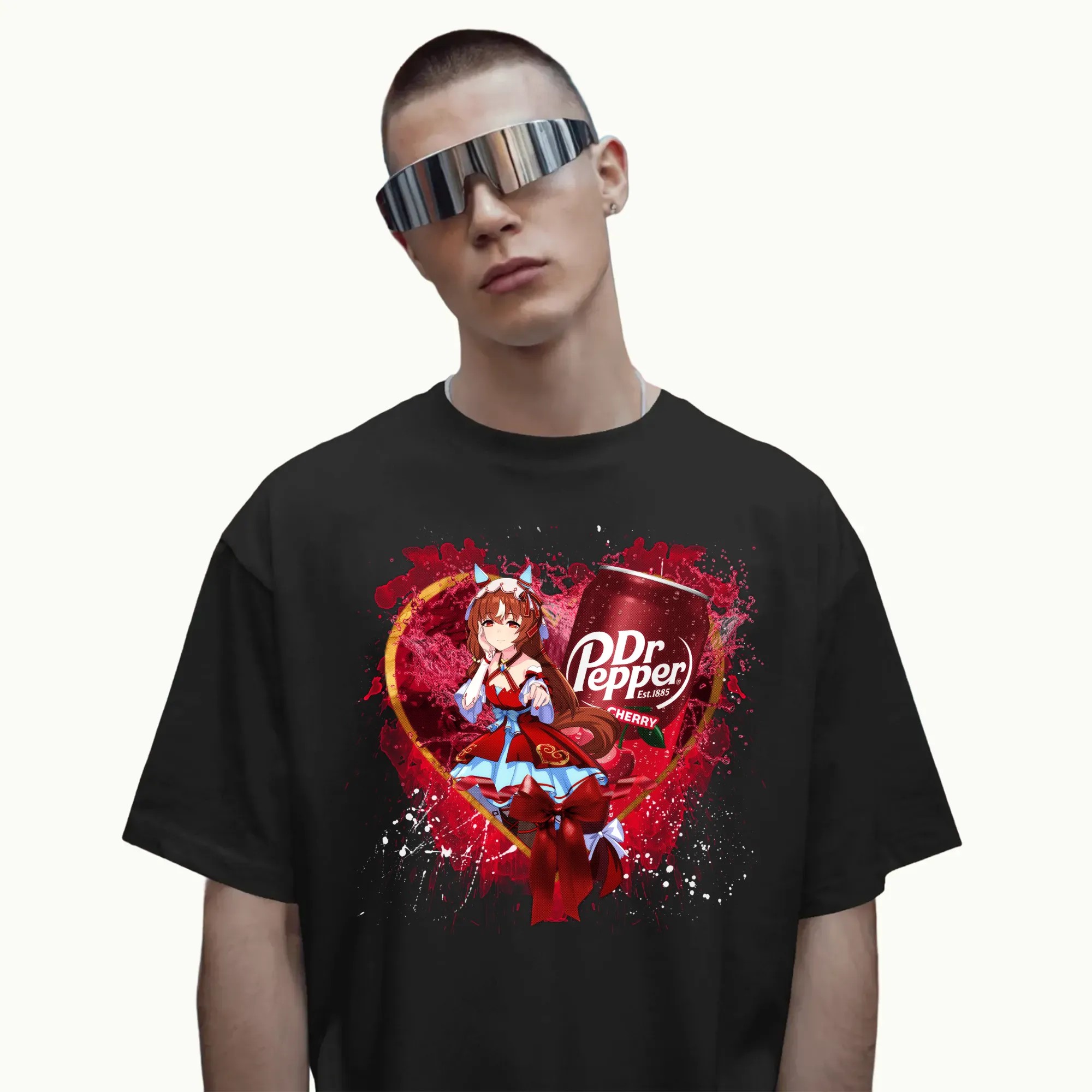 Still in Love Uma Musume Pretty Derby Dr Pepper Cherry Drink Anime Mashup T Shirt