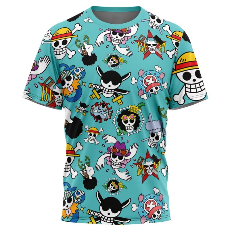 Strawhats Jolly Roger One Piece 3D T Shirt