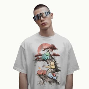 Pokemon Bulbasaur, Squirtle, Charmander Anime Vintage T Shirt