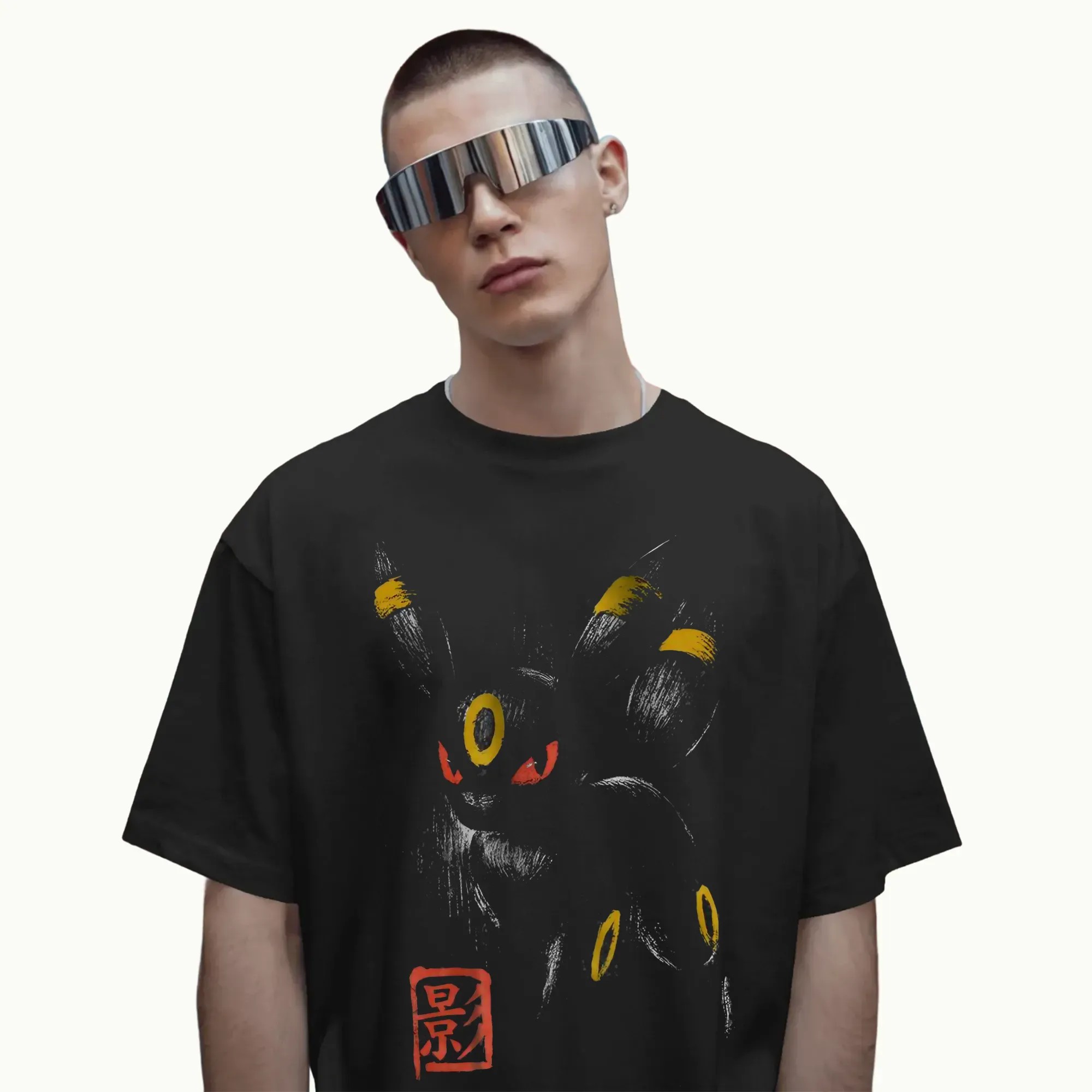 Umbreon Pokemon Vintage T Shirt, Anime Tee for Fans Umbreon