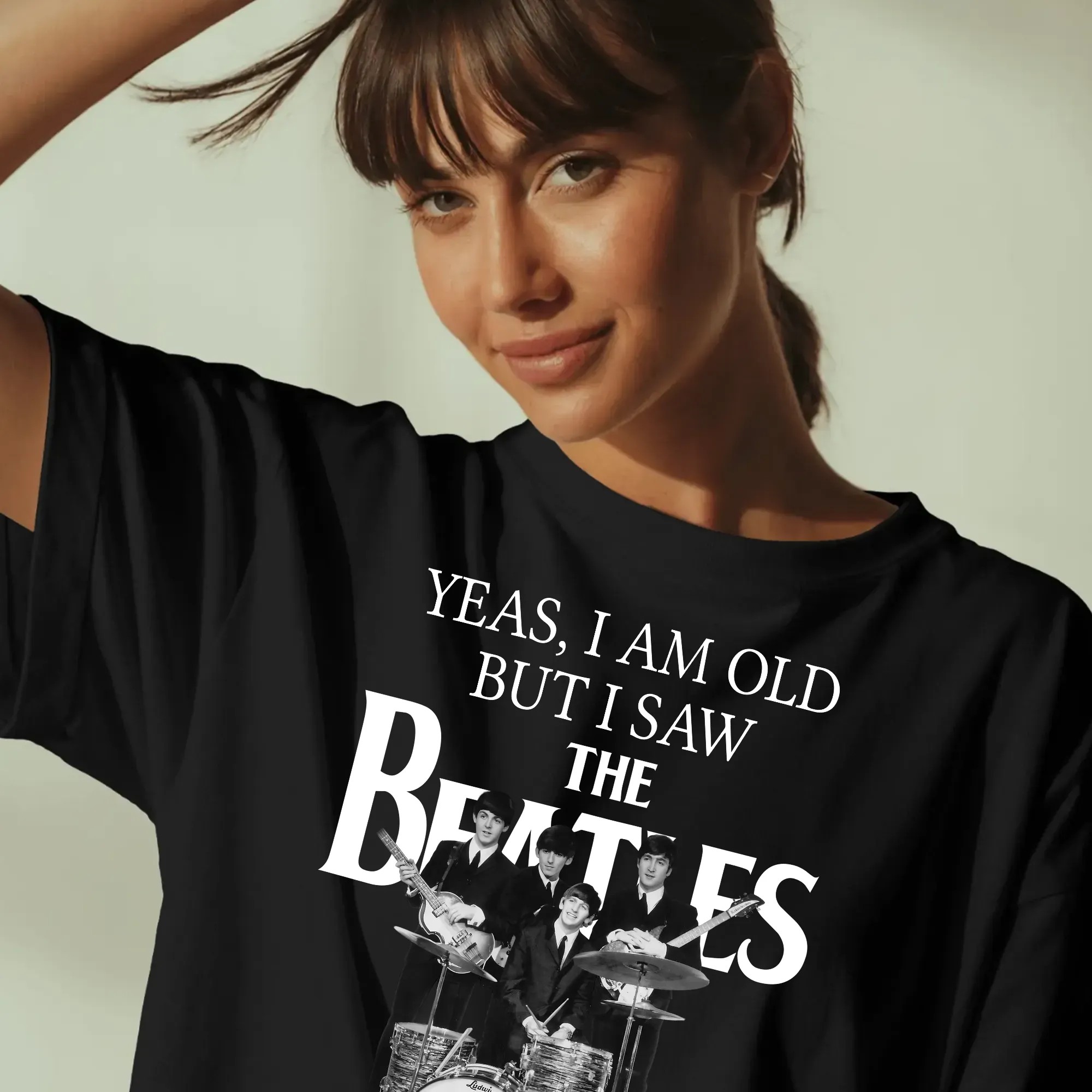 Yes I Am Old But I Saw The Beatles On Stage T Shirt
