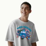 Stitch Merry Christmas 2025 Truck T Shirt