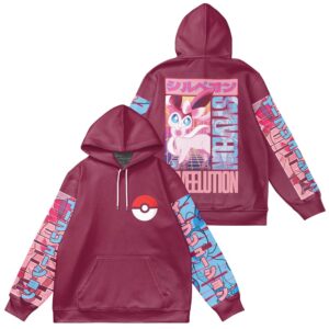 Sylveon Pokemon Streetwear 3D Hoodie
