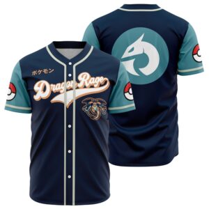 Dragon Rage Pokemon Baseball Jersey