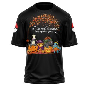 Halloween The Most Wonderful Time of the Year Pokemon Parody T Shirt