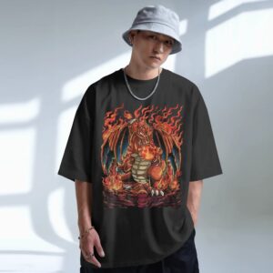 Charizard Pokemon Anime Vintage T Shirt for Fans