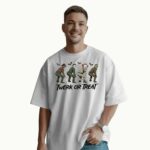 Twerk or Treat Horror Characters Dancing Killer Halloween Spooky Season T Shirt