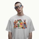 Winnie The Pooh And Friends Christmas Tree T Shirt