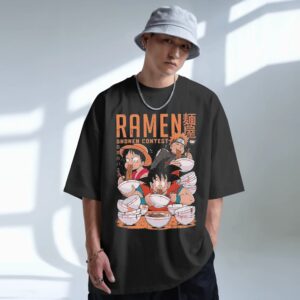 Son Goku, Luffy, Naruto Shonen Contest Anime Vintage T Shirt