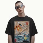 Charizard Blastoise Pokemon Graphic T Shirt, Anime Shirt