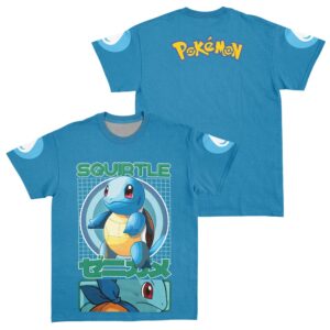Squirtle Pokemon Streetwear T Shirt