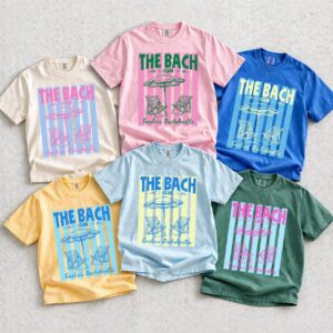 Custom The Bach Club Shirts | Vintage Beach Bachelorette Tees