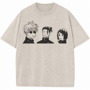 Satoru Gojo, Suguru Geto, Shoko Ieiri Manga Panel T-Shirt
