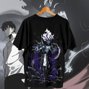 Solo Leveling Sung Jin-Woo Shadow Monarch Graphic T-Shirt