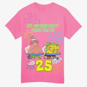 SpongeBob SquarePants & Patrick Star 25th Birthday Meme T-Shirt