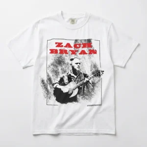 Zach Bryan T Shirt Vintage Concert Graphic Unisex Country Music Tour Tee