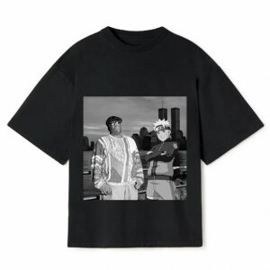 The Notorious B.I.G. & Naruto Uzumaki Mashup Graphic T-Shirt