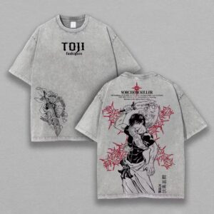 Toji Fushiguro Vintage Graphic Tee | JJK Sorcerer Killer Shirt
