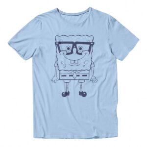 SpongeBob SquarePants Nerd T-Shirt - Minimalist Graphic Tee
