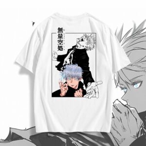 Satoru Gojo Unlimited Void Graphic Tee - Jujutsu Kaisen Shirt