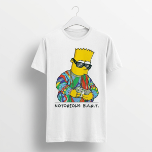 Notorious B.A.R.T. Shirt - Bart Simpson The Notorious B.I.G. Tee