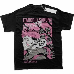 Sukuna F*ck You Jujutsu Kaisen Graphic Tee - Yuji Itadori