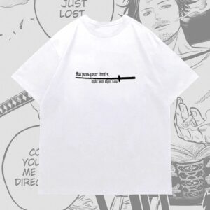 Yami Sukehiro Surpass Your Limits Anime Graphic Tee | Minimalist Sword
