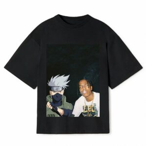 Kakashi Hatake x A$AP Rocky T-Shirt | Anime Streetwear Rap Tee