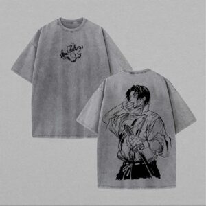 Yuta Okkotsu Vintage Wash T-Shirt - JJK Anime Streetwear