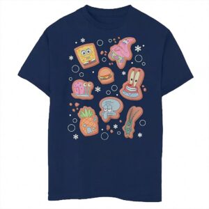 SpongeBob SquarePants Gingerbread Christmas Shirt ewmldpfodv