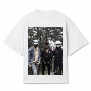Satoru Gojo x XXXTentacion x Ski Mask Rap Tee - JJK Crossover Shirt