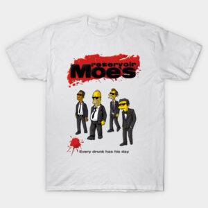 Reservoir Moe's T-Shirt - Homer Simpson Parody Tee opawkeavdq