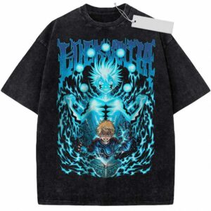 Luck Voltia Black Clover Anime Graphic Tee | Oversized wjvbkftr