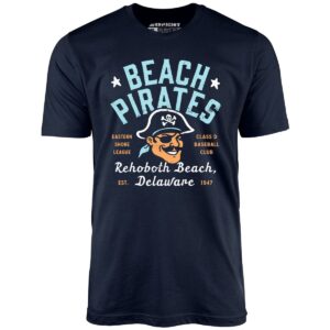 Vintage Rehoboth Beach Pirates T-Shirt | 1947 Delaware Baseball