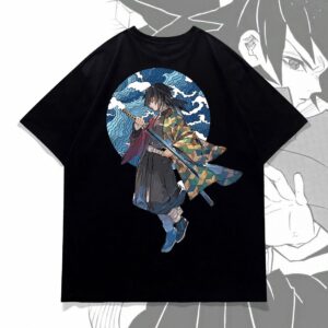 Giyu Tomioka Water Hashira Anime Graphic T-Shirt fhuvfqts