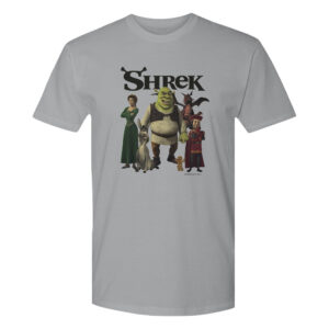Vintage Shrek Characters Graphic Tee - Fiona, Donkey & Farquaad