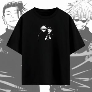 Satoru Gojo & Suguru Geto Minimalist T-Shirt | JJK Hidden Inventory Tee